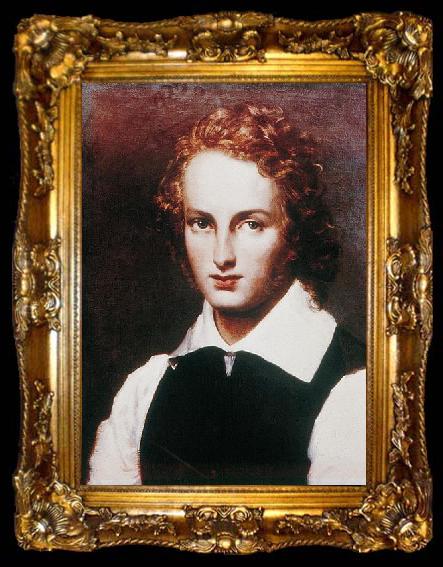 framed  unknow artist Gustav Adolph Michaelis oil painting by Karl Aubel in 1820, ta009-2